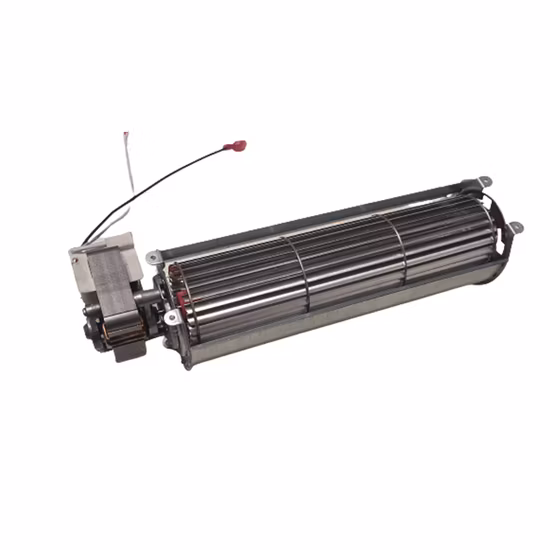 Motor de ventilador de flujo cruzado AC/DC/ Soplador tangencial para aire caliente/ Ventilador de torre/ Máquina de cortina de viento/ Purificador de aire/ Horno/ Calefacción por suelo radiante/ Chimenea/ Esterilizador