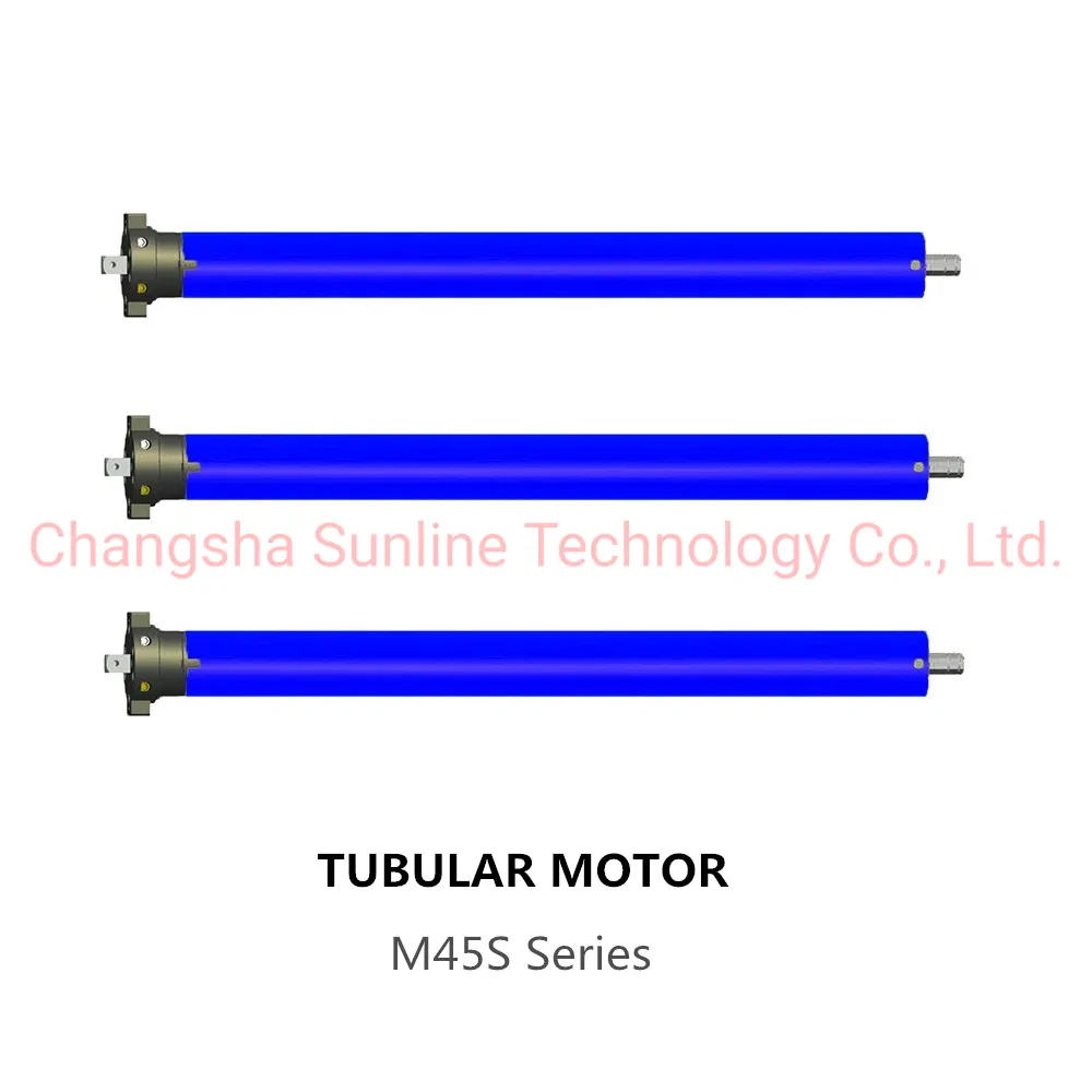 Motor tubular de persianas enrollables para ventanas exteriores para seguridad