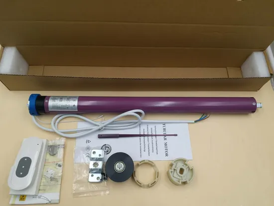 Motor tubular de corriente fuerte de diámetro 35 para pantalla de ección