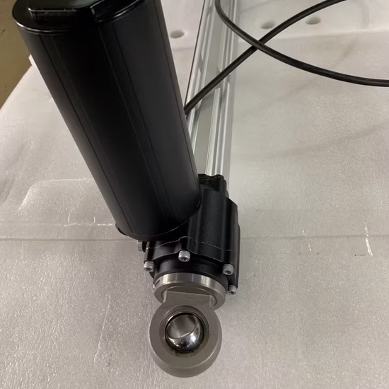 Actuador lineal eléctrico de 12V, Motor tubular síncrono de 24V, carrera de 500mm